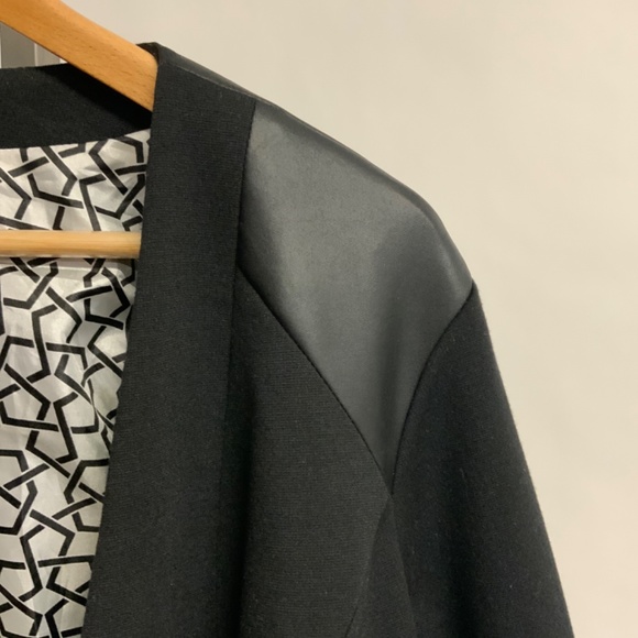 Pure Energy Black Mixed Media Jacket- Size Large - Picture 7 of 11